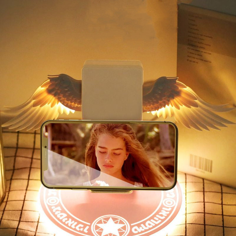 Chargeur sans fil LED « ailes d'ange »