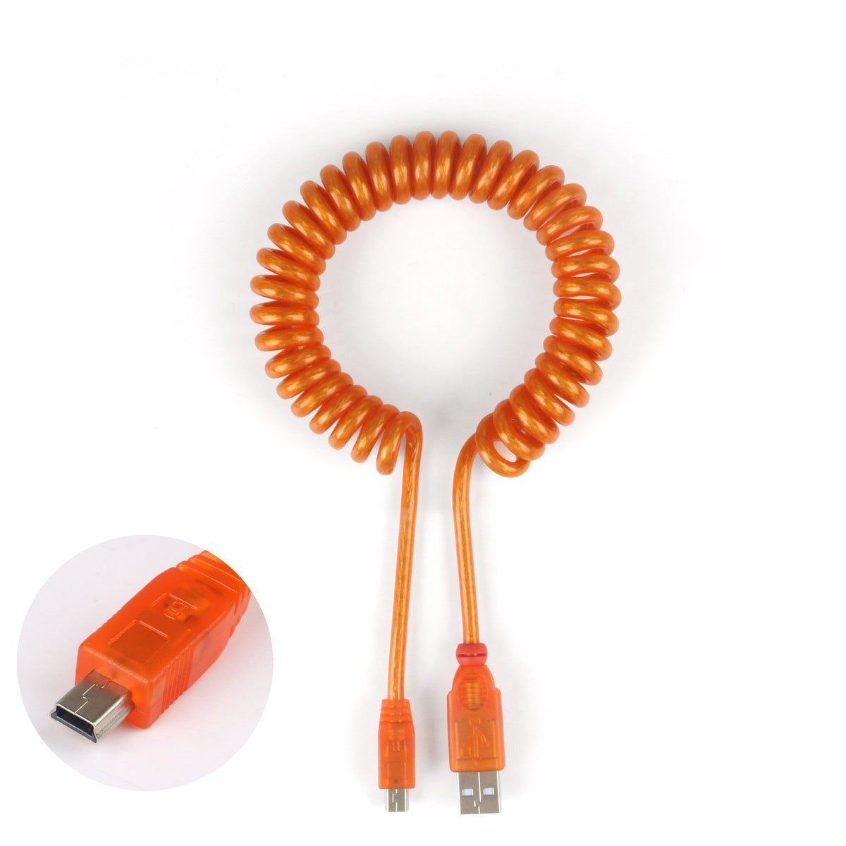 Câble spiralé USB pour clavier mécanique